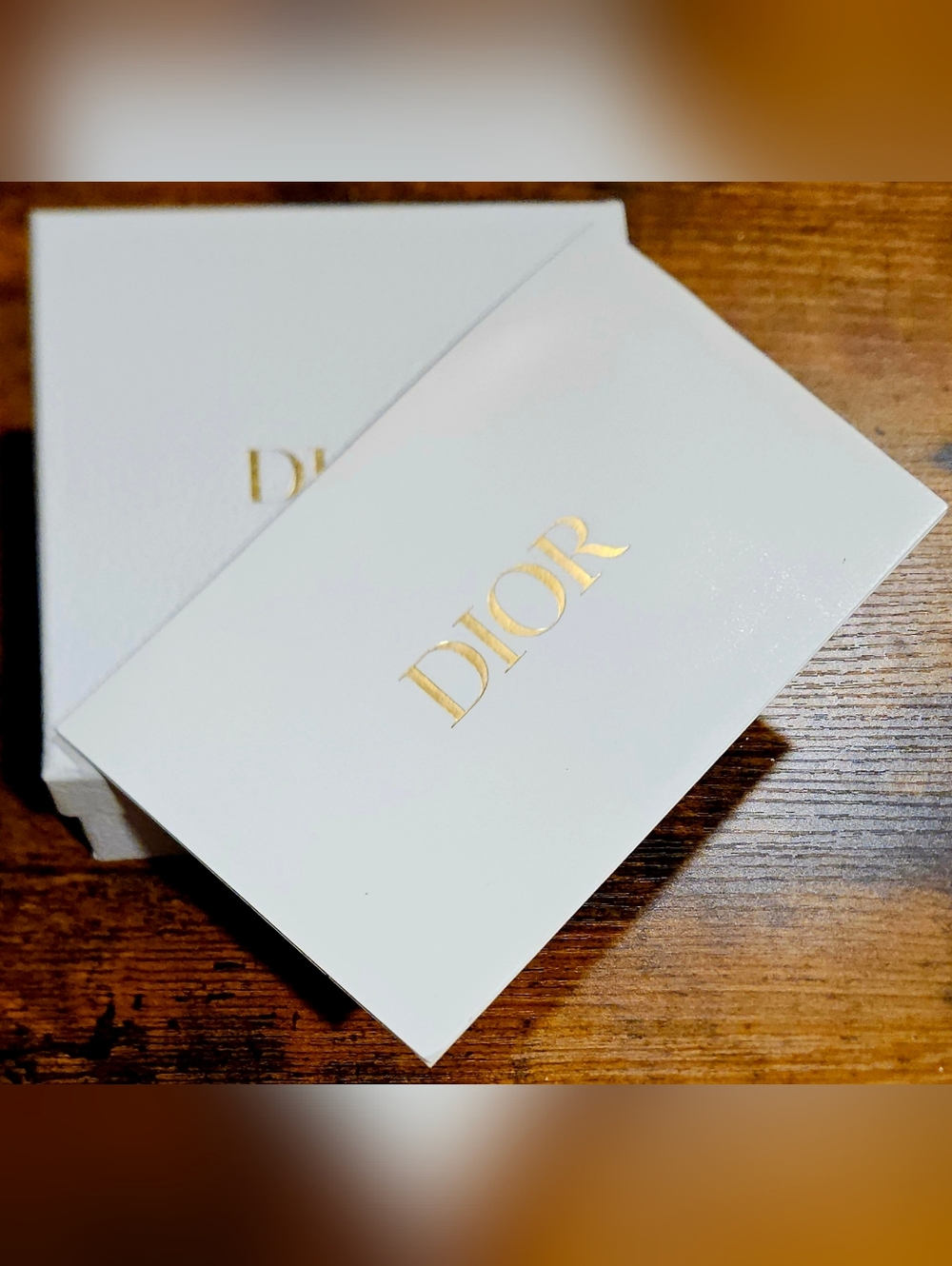 NEW Dior White Gold Gift Box Set Dust Bag Blank Card Tissue Paper Wallet Jewelry - Picture 11 of 15
